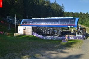 Kamera: SKI VÃtkovice-BÃlá Spodnà stanice lanové dráhy BÃlá SKI VÃtkovice-BÃlá Spodnà stanice lanové dráhy