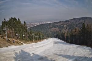 Myślenice Myślenice SN Widok z górnej stacji