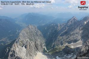 Kamera: Ga-Pa Zugspitze ost Garmisch-Partenkirchen Ga-Pa Zugspitze ost