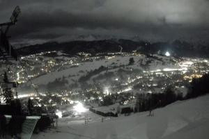 Kamera: Harenda Widok na stok z góry Zakopane Harenda Widok na stok z góry