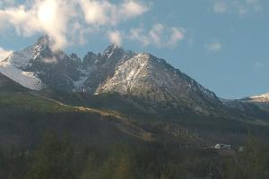 Kamera: Wysokie Tatry Tatranská Lomnica, 904 m n.p.m. Tatrzańska Łomnica Wysokie Tatry Tatranská Lomnica, 904 m n.p.m.