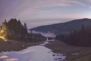 Kamera: Myślenice SN Widok z górnej stacji Myślenice Myślenice SN Widok z górnej stacji