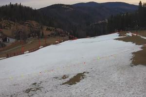 Kamera: Biały Krzyż Widok na stok Szczyrk Biały Krzyż Widok na stok