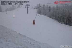 Spitzeck Bad Kleinkirchheim - Spitzeck widok z Biospharenparkbahn Brunnach