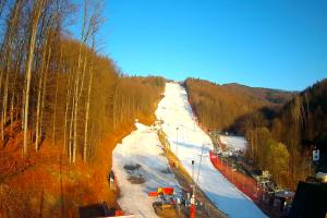 Wisła STOK – Stacja Narciarska Widok z dolnej stacji