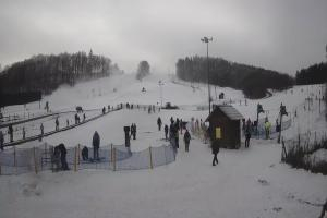 Siepraw Siepraw Ski Widok z kamery na stok w Sieprawiu