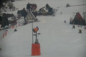 Kamera: Cieńków Widok na stok Wisła Cieńków Widok na stok