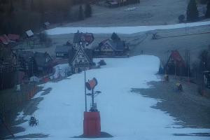 Kamera: Cieńków Widok na stok Wisła Cieńków Widok na stok