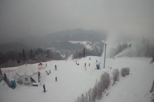 Wisła STOK – Stacja Narciarska Widok z górnej stacji