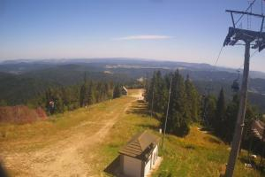 Krynica Jaworzyna Krynicka Widok ze szczytu Jaworzyny Krynickiej (1114 m n.p.m)