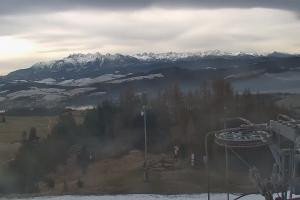 Kamera: Czorsztyn Ski Widok z górnej stacji Czorsztyn Kluszkowce Czorsztyn Ski Widok z górnej stacji