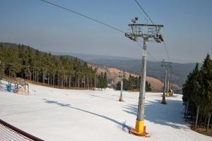 Zieleniec Zieleniec Zieleniec SKI Arena - Widok z górnej stacji