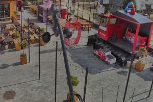 Krynica Jaworzyna Krynicka Widok ze stacji dolnej kolei gondolowej (648 m n.p.m.)