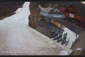 Bielsko Biała Dębowiec Widok z dolnej stacji