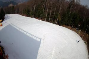 Kasina Wielka Kasina ski Górna stacja kolejki krzesełkowej