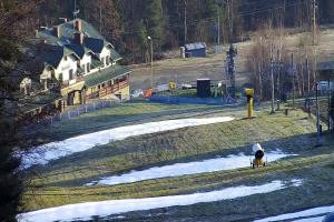 Laskowa-Kamionna Laskowa Ski Widok na stok