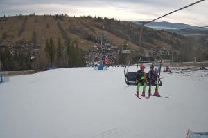 Kamera: Ski Suche Ski Suche - widok z górnej stacji Poronin Ski Suche Ski Suche - widok z górnej stacji