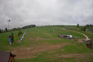 Tylicz Master Ski Widok na dolne partie ośrodka
