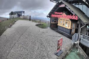 Kamera: Jaworzyna Krynicka Widok na trasÄ™ dla dzieci na szczycie (1100 m n.p.m.) Krynica Jaworzyna Krynicka Widok na trasÄ™ dla dzieci na szczycie (1100 m n.p.m.)