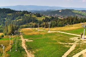 Bukowina Tatrzańska Rusiń-ski Widok na stok