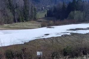 Laskowa-Kamionna Laskowa Ski Widok na stok