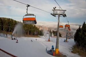 Kamera: Zieleniec Zieleniec SKI Arena - Widok z górnej stacji Zieleniec Zieleniec Zieleniec SKI Arena - Widok z górnej stacji