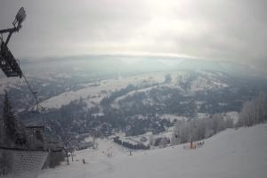 Zakopane Harenda Widok na stok z góry