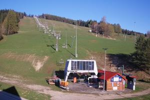 Krynica Słotwiny Widok na stok