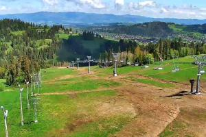Bukowina Tatrzańska Rusiń-ski Widok na stok