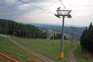Kamera: Zieleniec Zieleniec SKI Arena - Widok z górnej stacji Zieleniec Zieleniec Zieleniec SKI Arena - Widok z górnej stacji