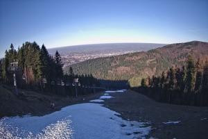 Kamera: Myślenice SN Widok z górnej stacji Myślenice Myślenice SN Widok z górnej stacji