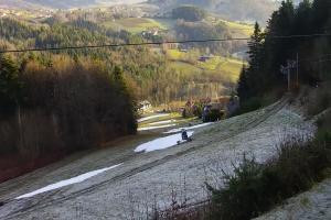 Laskowa-Kamionna Laskowa Ski Widok na stok