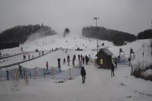 Siepraw Siepraw Ski Widok z kamery na stok w Sieprawiu