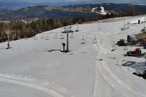 Bukowina Tatrzańska Rusiń-ski Widok na stok