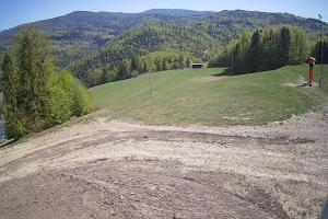 Brenna Ski Dolina Brenna Kamera 2 Widok na trasę narciarska