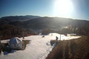 Kamera: STOK – Stacja Narciarska Widok z górnej stacji Wisła STOK – Stacja Narciarska Widok z górnej stacji