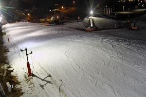 Stężyca Wieżyca Widok na stok