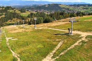 Bukowina Tatrzańska Rusiń-ski Widok na stok
