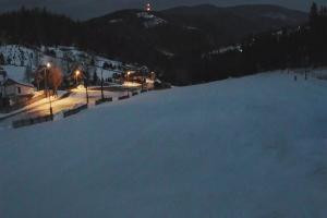 Szczyrk Biały Krzyż Widok na stok