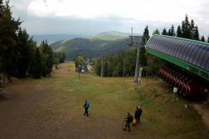 Rzyki Czarny Groń Widok z dolnej stacji