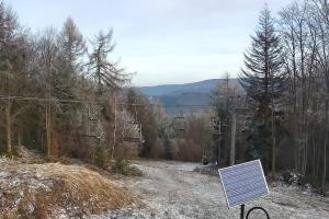 Kamera: Magura Małastowska Widok na stok Gorlice-Małastów Magura Małastowska Widok na stok