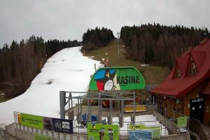 Kamera: Kasina ski Dolna stacja kolejki krzesełkowej Kasina Wielka Kasina ski Dolna stacja kolejki krzesełkowej