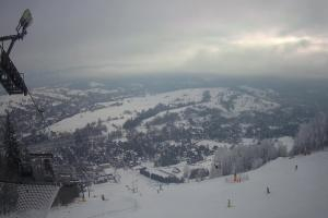 Zakopane Harenda Widok na stok z góry