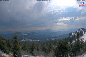 Grosser Arber Grosser Arber Blick Arber nach Süden