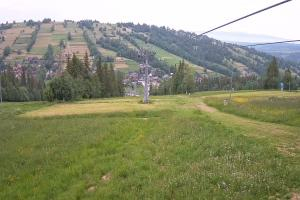Kamera: Ski Suche Ski Suche - widok z górnej stacji Poronin Ski Suche Ski Suche - widok z górnej stacji