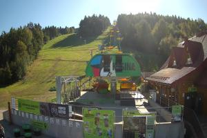 Kasina Wielka Kasina ski Dolna stacja kolejki krzesełkowej