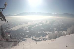 Zakopane Harenda Widok na stok z góry