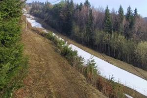 Laskowa-Kamionna Laskowa Ski Widok na stok