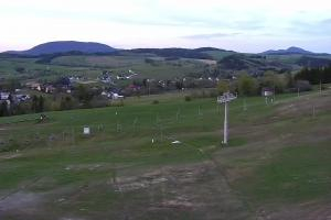 Tylicz Master Ski Widok na kolej krzesełkową