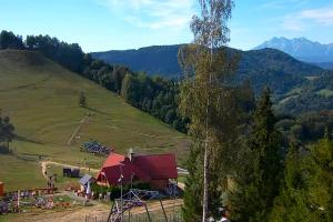 Szczawnica Palenica Widok na stok